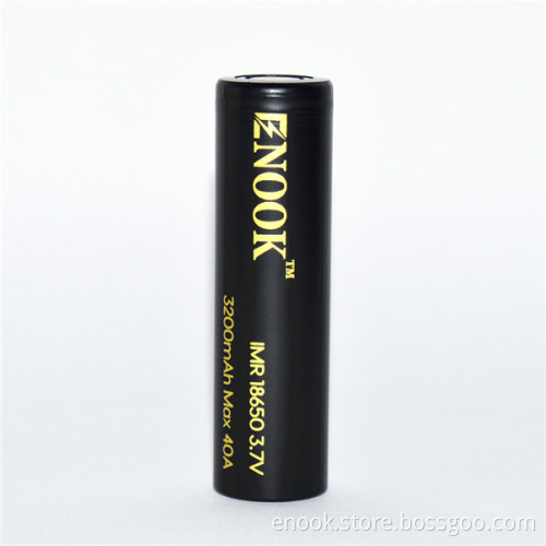 Enook Rechargable Battery 18650 3200mAh 40A 3.7V